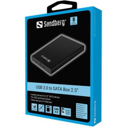 Sandberg USB 3.0 to SATA Box 2.5''