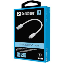 Sandberg USB-C 3.1 -- USB-A 3.0 0.2M