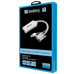 Sandberg VGA+Audio to HDMI Converter