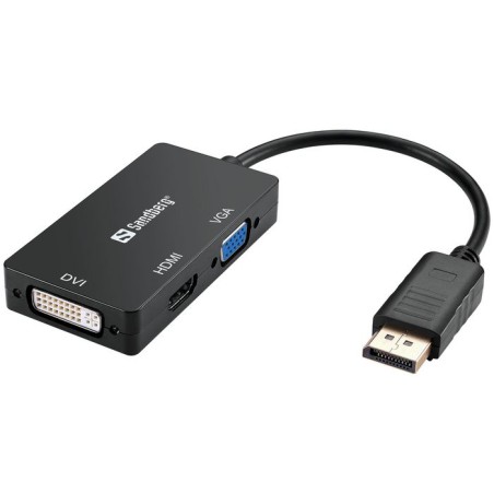Sandberg Adapter DP-HDMI+DVI+VGA