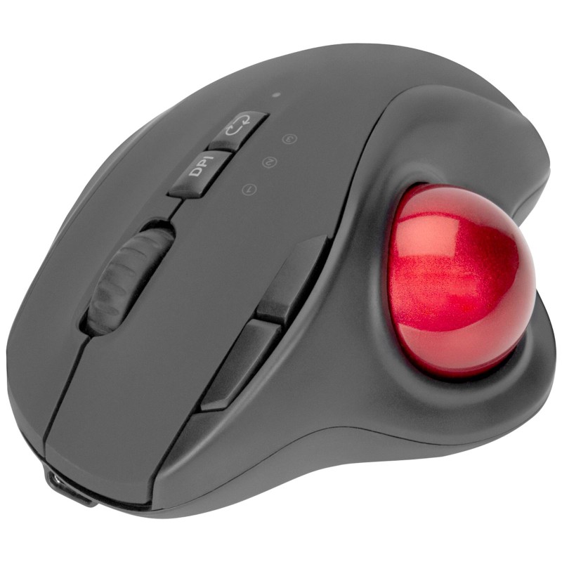 DIGITUS Ergonomic Trackball Mouse wireless