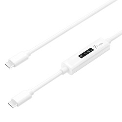 j5create USB-C™ Dynamic Power Meter Charging Cable - USB-C® to USB-C®