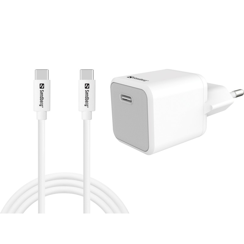 Sandberg USB-C AC Charger +USB-C - C 1M