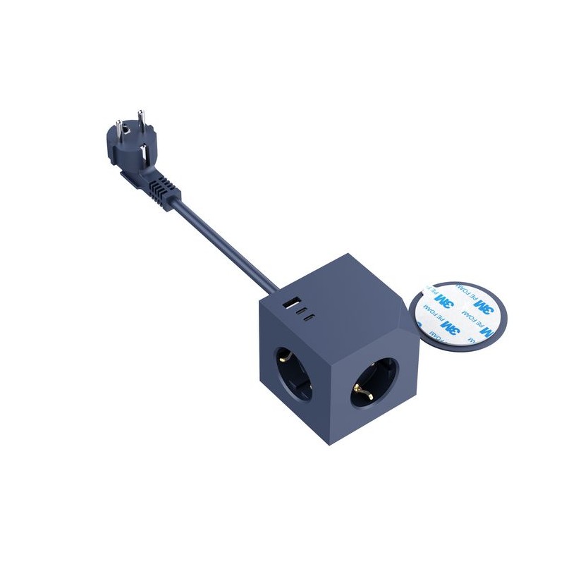 Power Cube, 3 Schuko outlets
