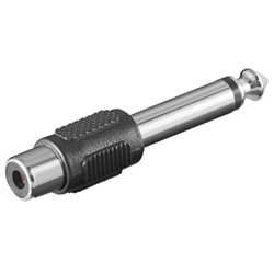 Adapter 6.3mm - RCA M-F