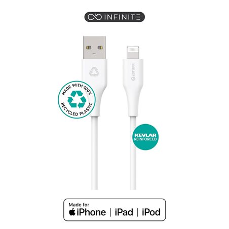 eSTUFF Lightning Cable MFI 2m White