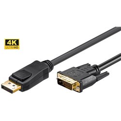 DisplayPort to DVI-D Cable 2m
