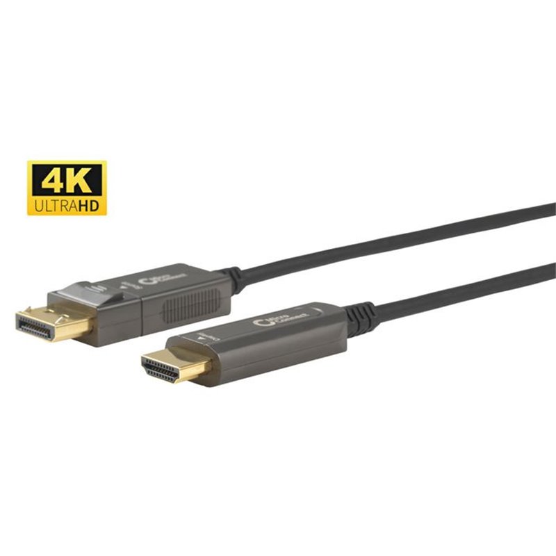 Premium Optic DP - HDMI Cable