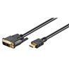 HDMI 19 - DVI-D 18+1 1m M-M