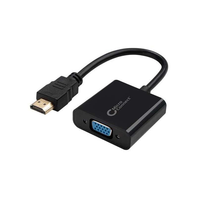 Adapter HDMI - VGA M/F, Black