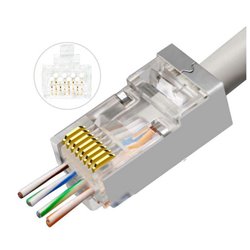 Modular EZ Plug RJ45 CAT6a
