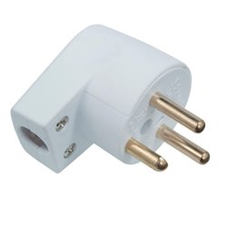 Danish Power plug angled,