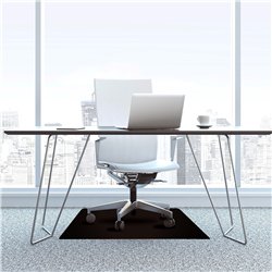 Advantage chair mat PVC 90x120 cm carpet black