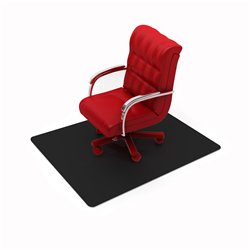 Advantage chair mat PVC 90x120 cm hard floor black