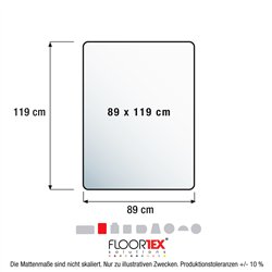 Ultimat Prof. chair mat PC 89x119 cm hard floor