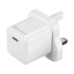Sandberg USB-C 20W laddare UK+USB-C to C