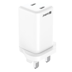 Sandberg AC laddare Dual USB-C PD65W UK
