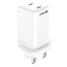 Sandberg AC laddare Dual USB-C PD65W UK