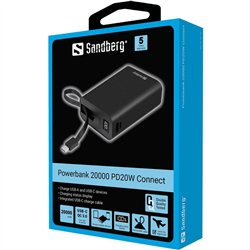Sandberg Powerbank 20000 PD20W Connect