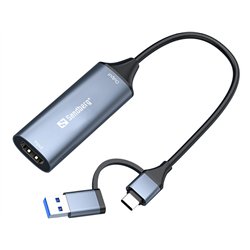 Sandberg HDMI Capture Link to USB-C/A