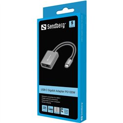 Sandberg USB-C Gigabit Adapter PD100W