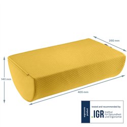 Ergo Fotstöd Leitz Cosy gul