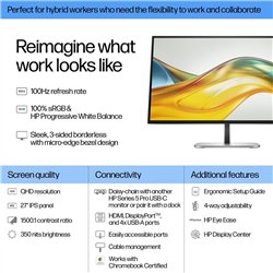 HP Series 5 Pro 27 inch QHD Monitor - 527pq
