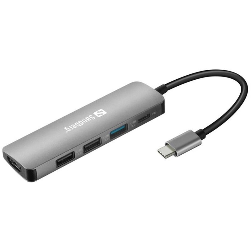 Sandberg USB-C Dock HDMI 3xUSB PD 100W