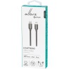 eSTUFF USB-C Lightning Cable MFI 1m Gunmetal